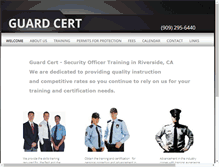 Tablet Screenshot of ieguardcert.com